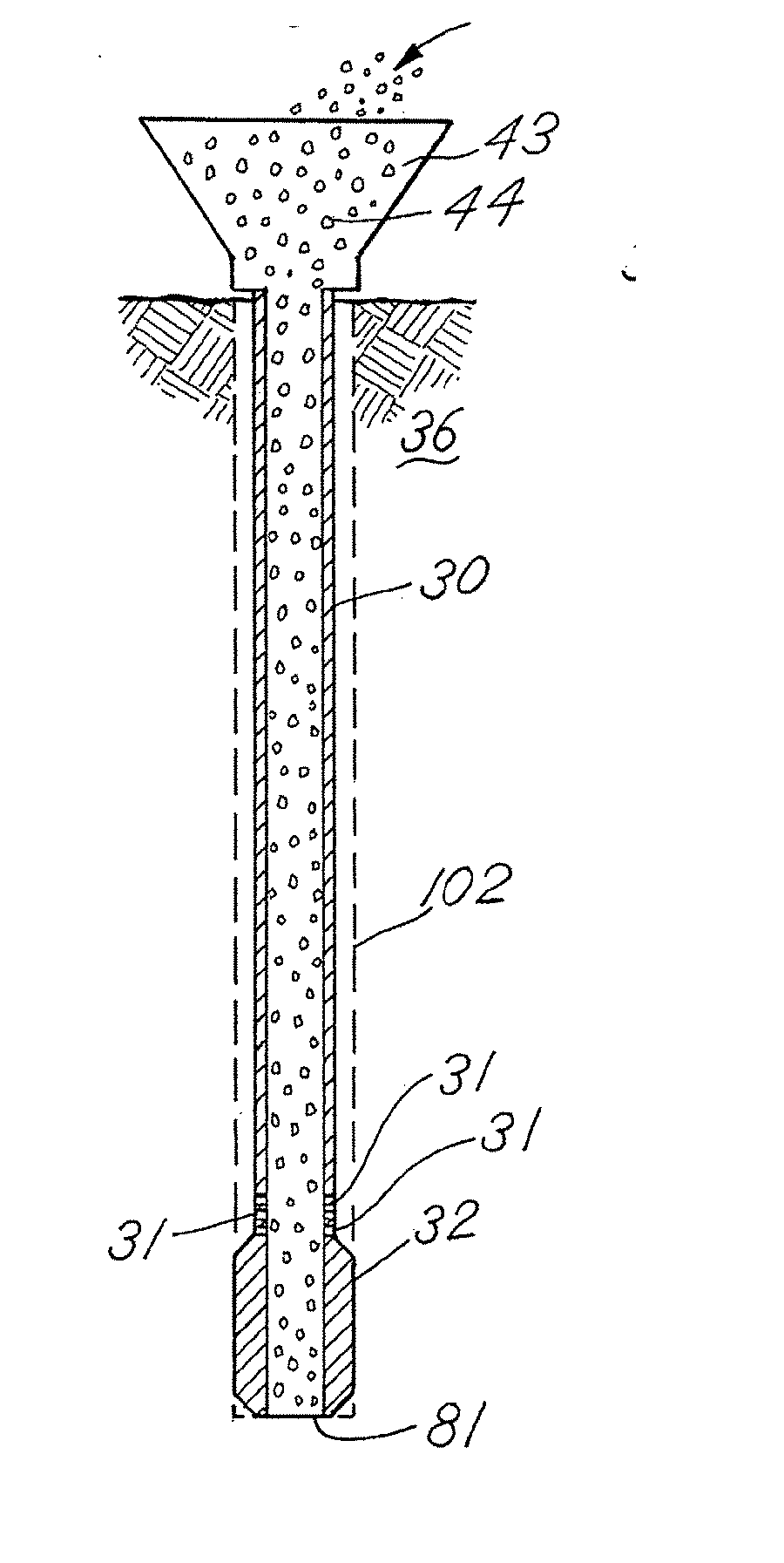 Method and Apparatus For Building Support Piers From One or Successive Lifts Formed In A Soil Matrix