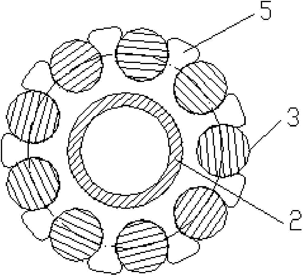 Hollow anchor rod