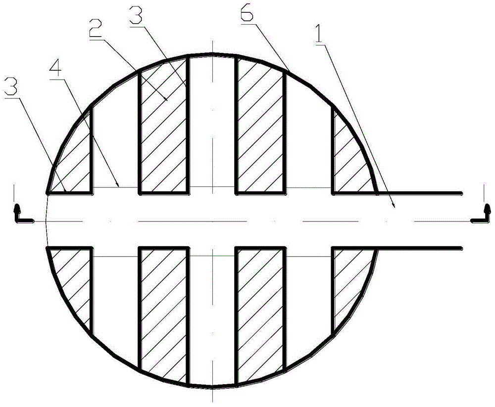 Excavation structure and excavation method of large-span dome in underground nuclear power plant nuclear reactor cavern