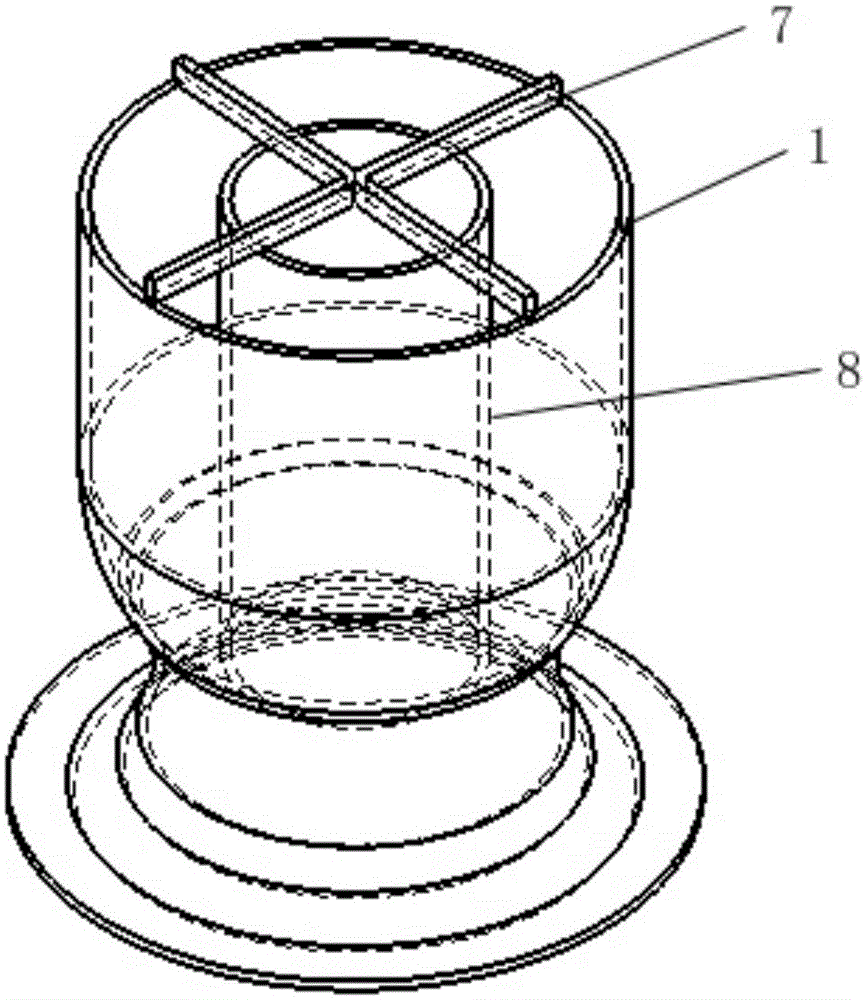 Underwater vector propeller for realizing flexible steering by utilizing coanda effect