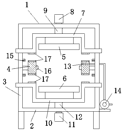 Double-face coating device for acrylic plate