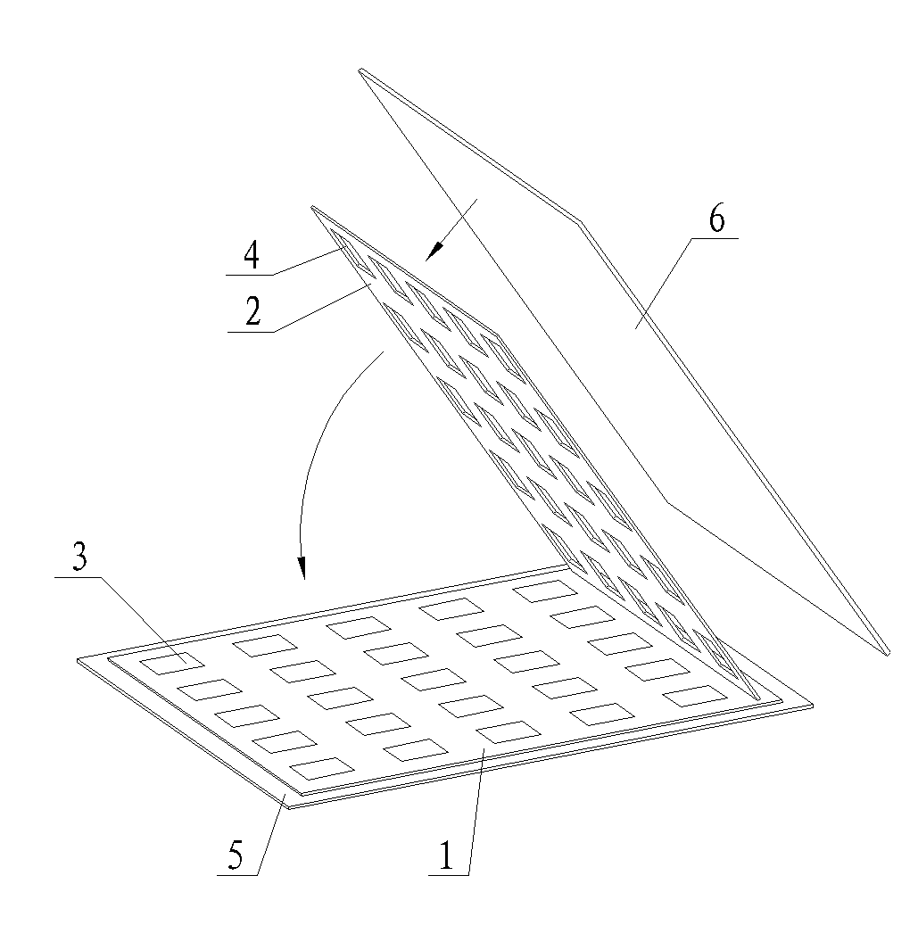 Batch production method of membrane electrode and manufacturing mould therefor