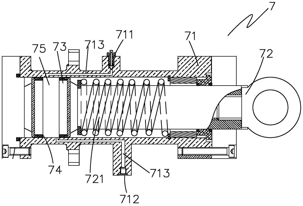 An automobile hydraulic start-stop system