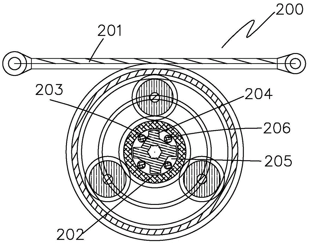 An automobile hydraulic start-stop system