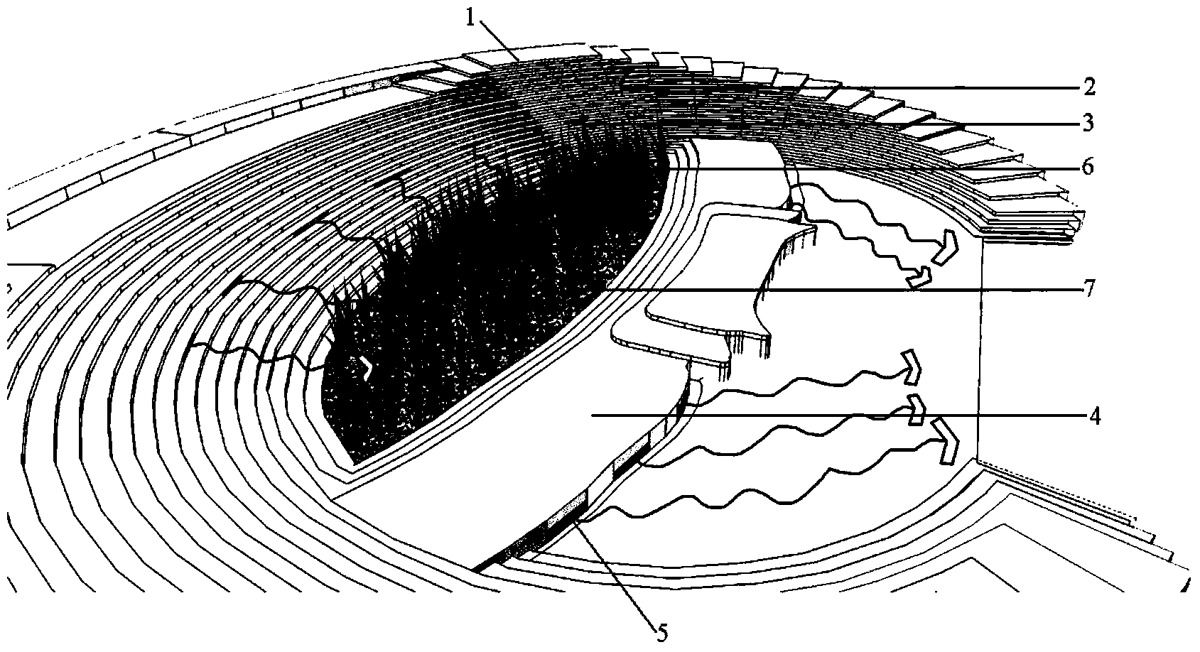 Landscape hydraulic drop structure with seasonal stream water quality improvement function