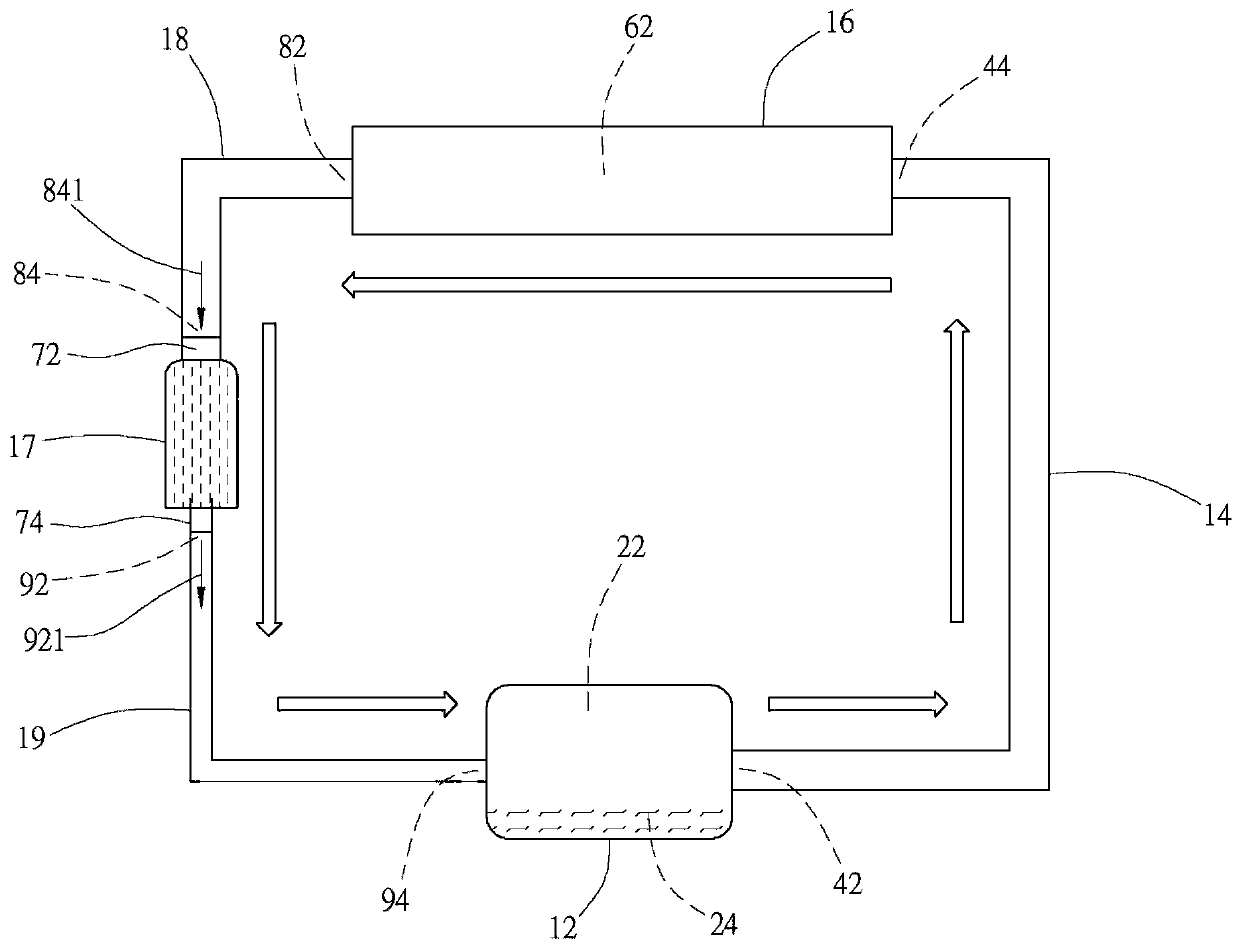 Heat dissipation device with supercharger