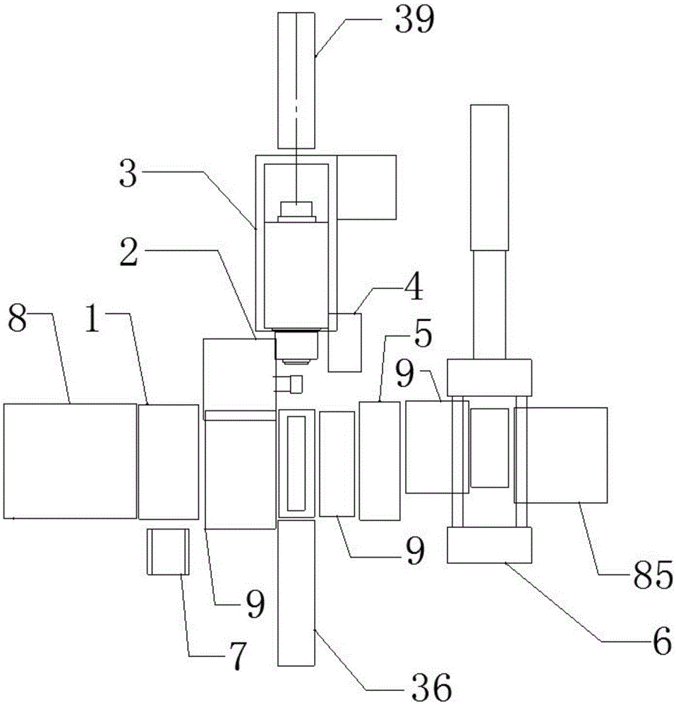 Full-automatic bottom hot-spinning and forming production line for steel cylinder