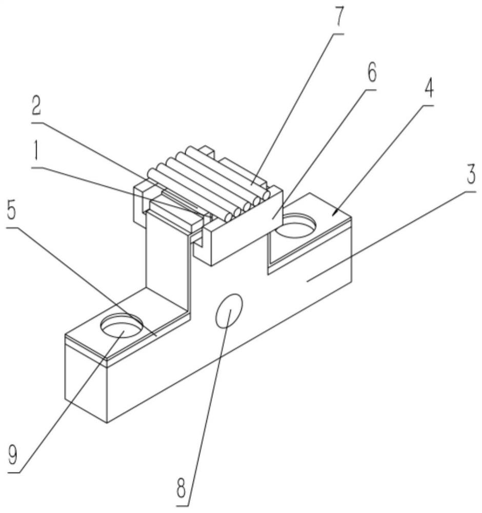 Pump laser packaging structure and packaging method