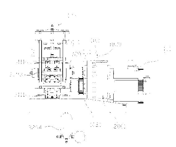 Wavy chemical fiber bundle forming machine