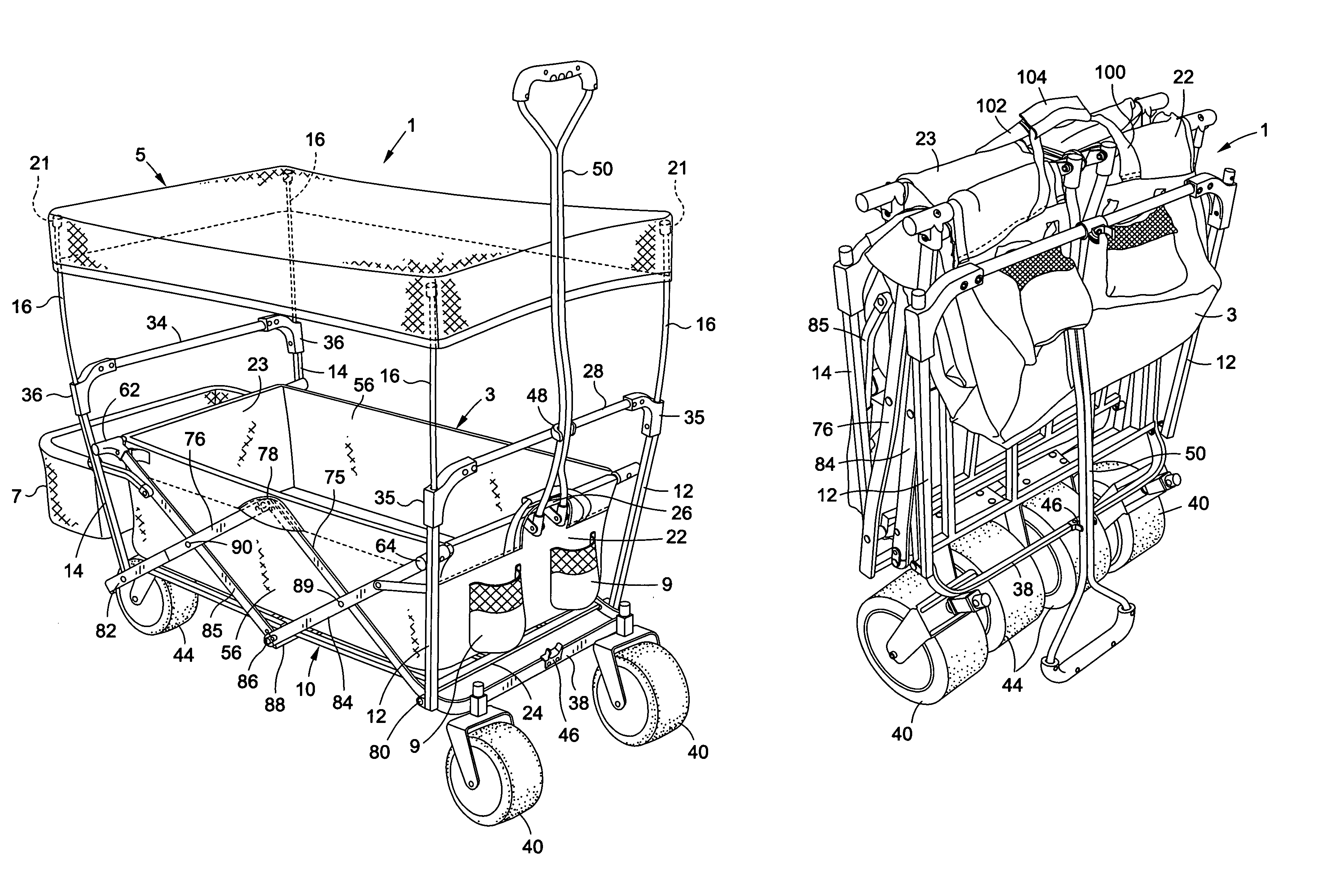 Folding wagon