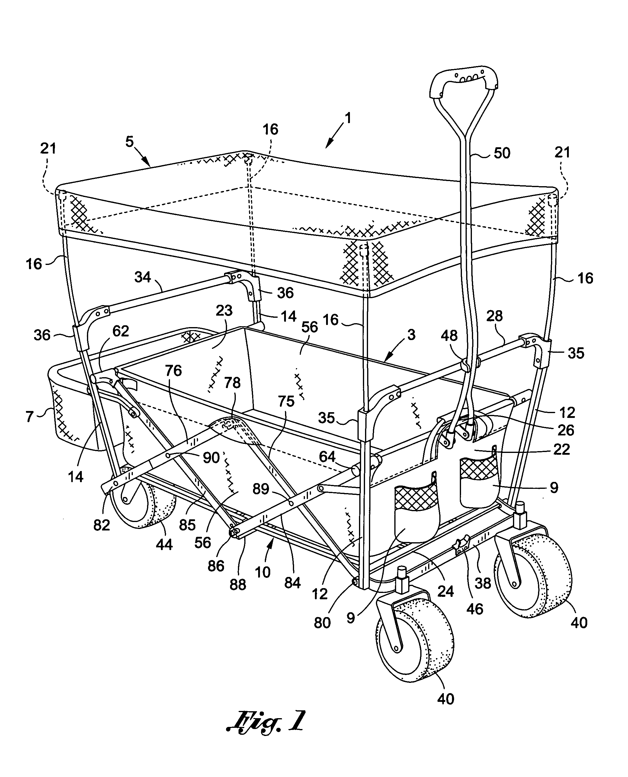 Folding wagon