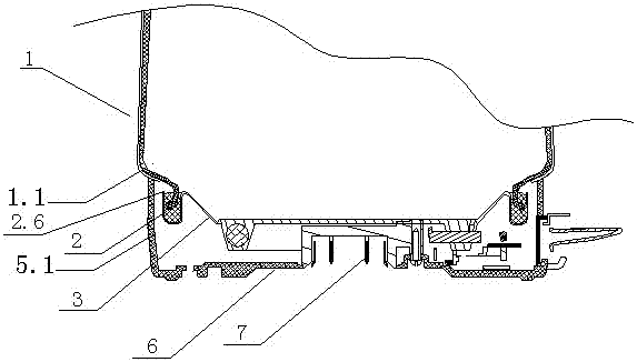 Explosion-proof heated glass body