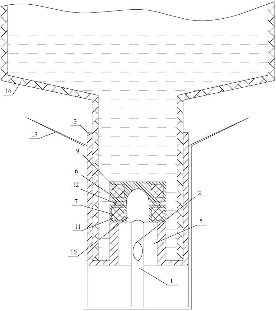 Drinking water bucket cover and drinking water bucket provided with drinking water bucket cover