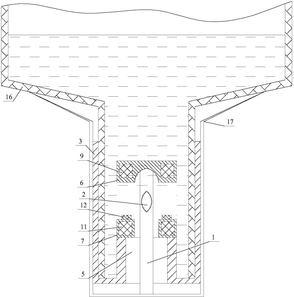 Drinking water bucket cover and drinking water bucket provided with drinking water bucket cover