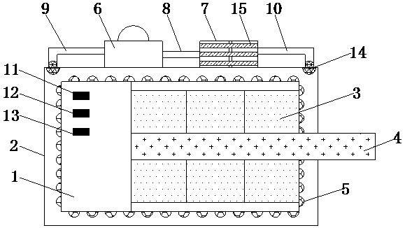 An explosion-proof motor with high-efficiency cooling function