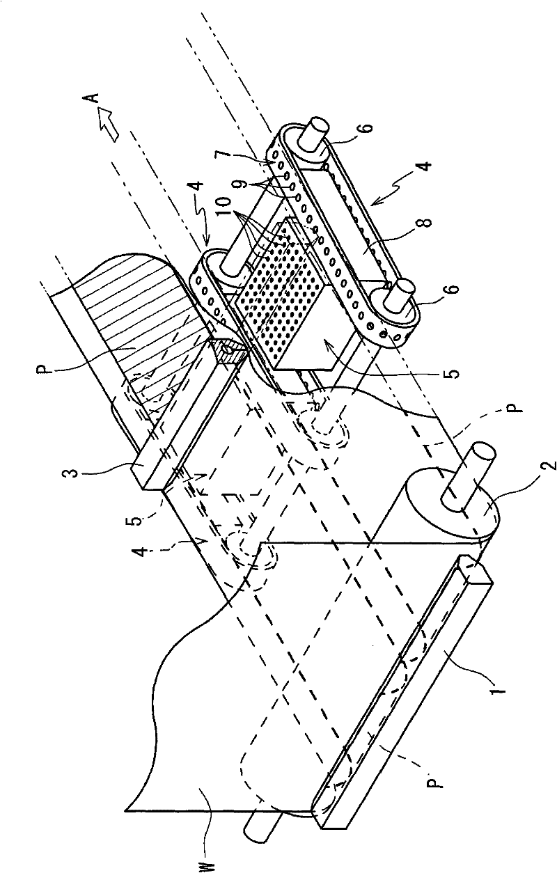 Double side coating device