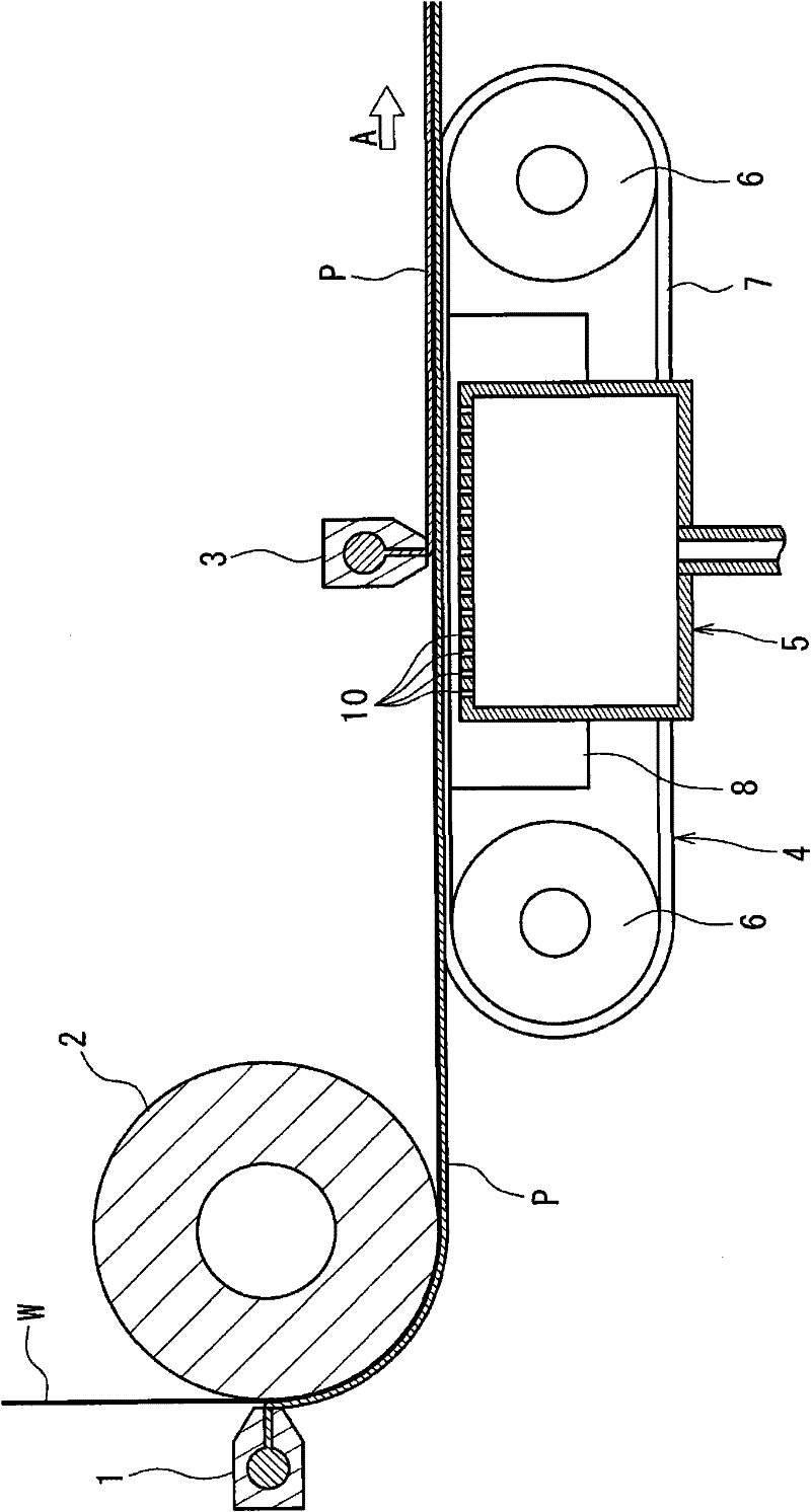 Double side coating device