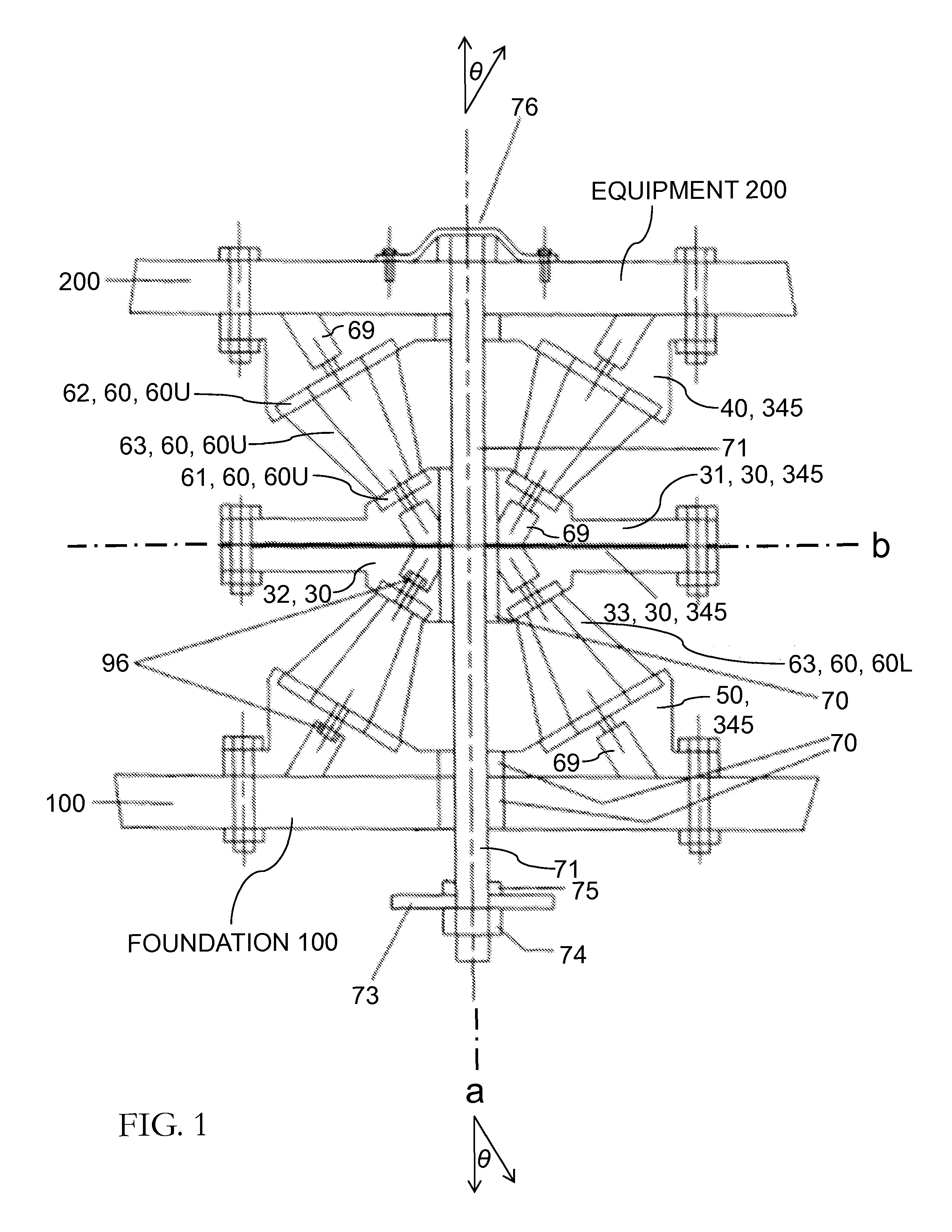 Adaptable multi-element vibration isolator