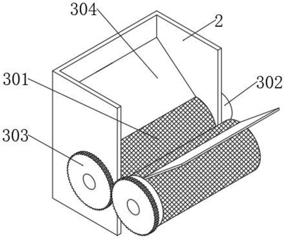 Garbage crushing device for garbage classified throwing