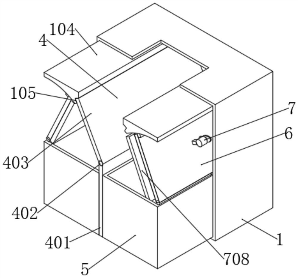 Garbage crushing device for garbage classified throwing