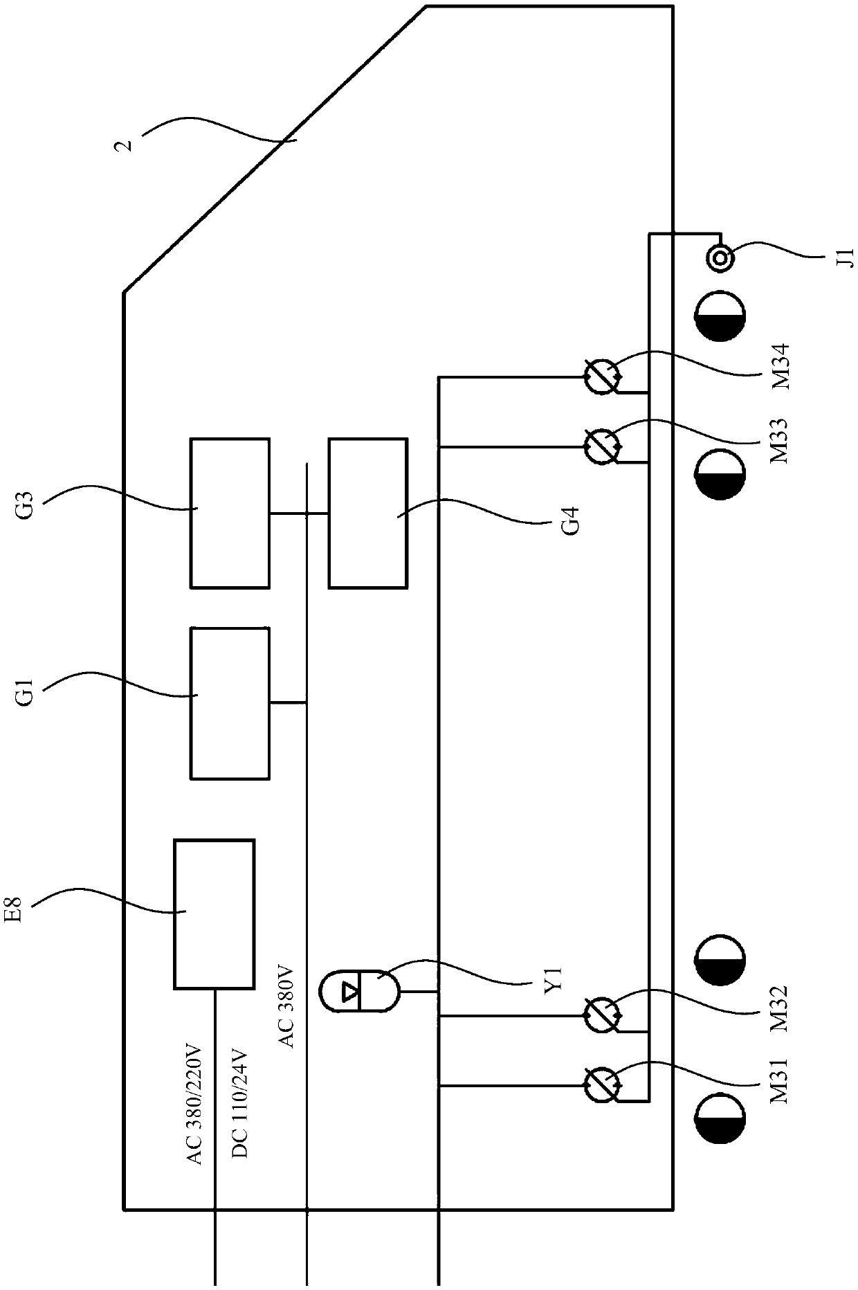 Track operation vehicle power transmission method