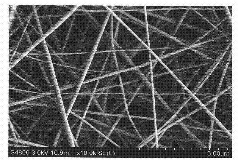 Polyimide-base nano fibrous membrane, and preparation method and application thereof