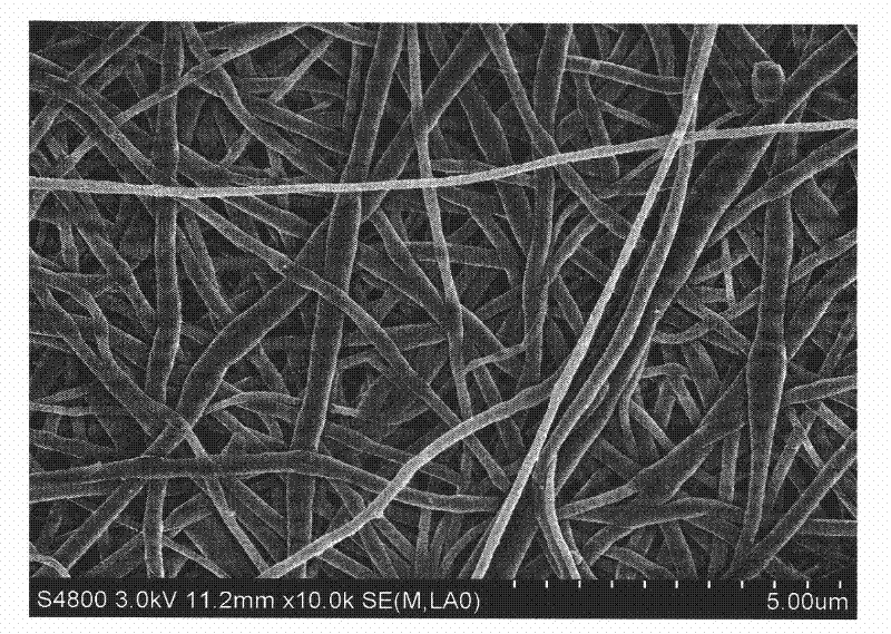 Polyimide-base nano fibrous membrane, and preparation method and application thereof