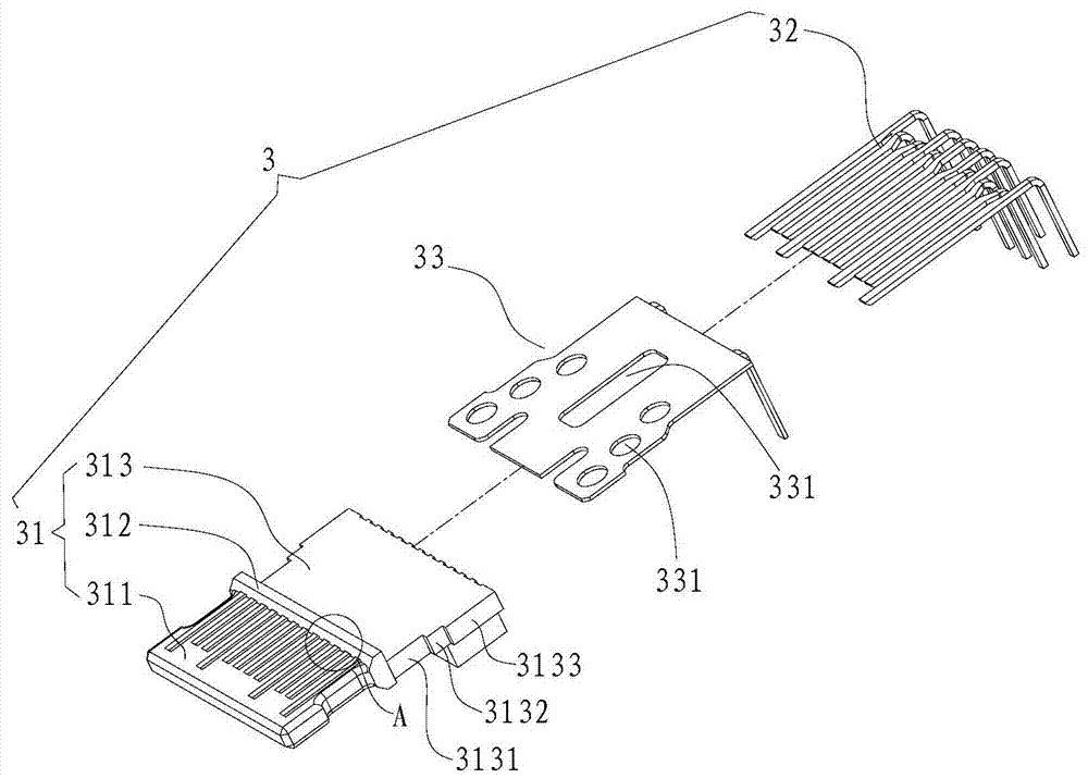 A usb female connector