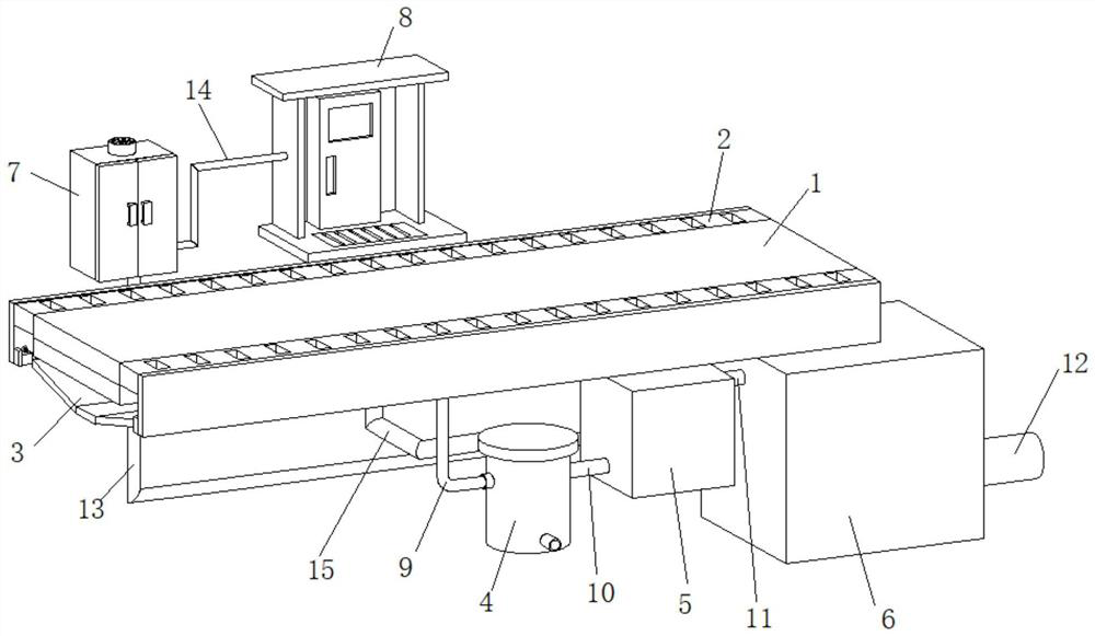 Rainwater collection and treatment system for sponge city construction