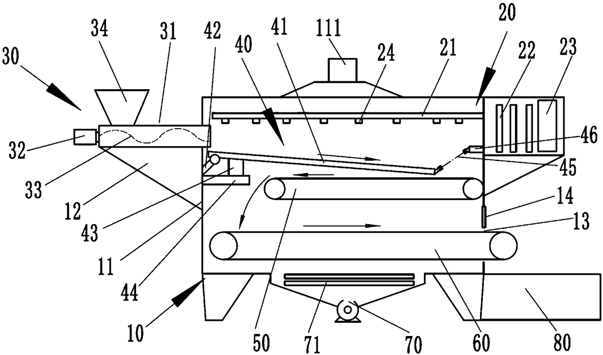 Tea drying machine