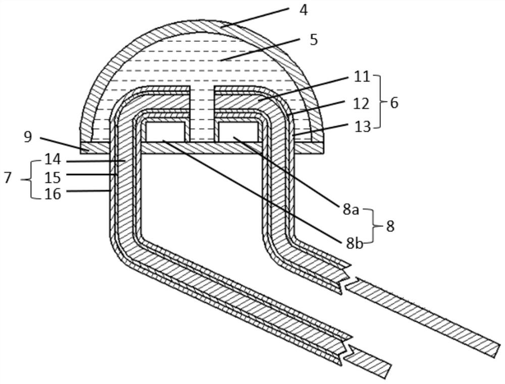 A piezoelectric piezoresistive composite humanoid tactile finger and its preparation method