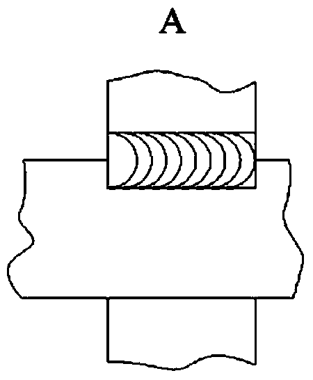 Rapid manufacturing method used for outer storing box gridding wallboard of aerospace craft