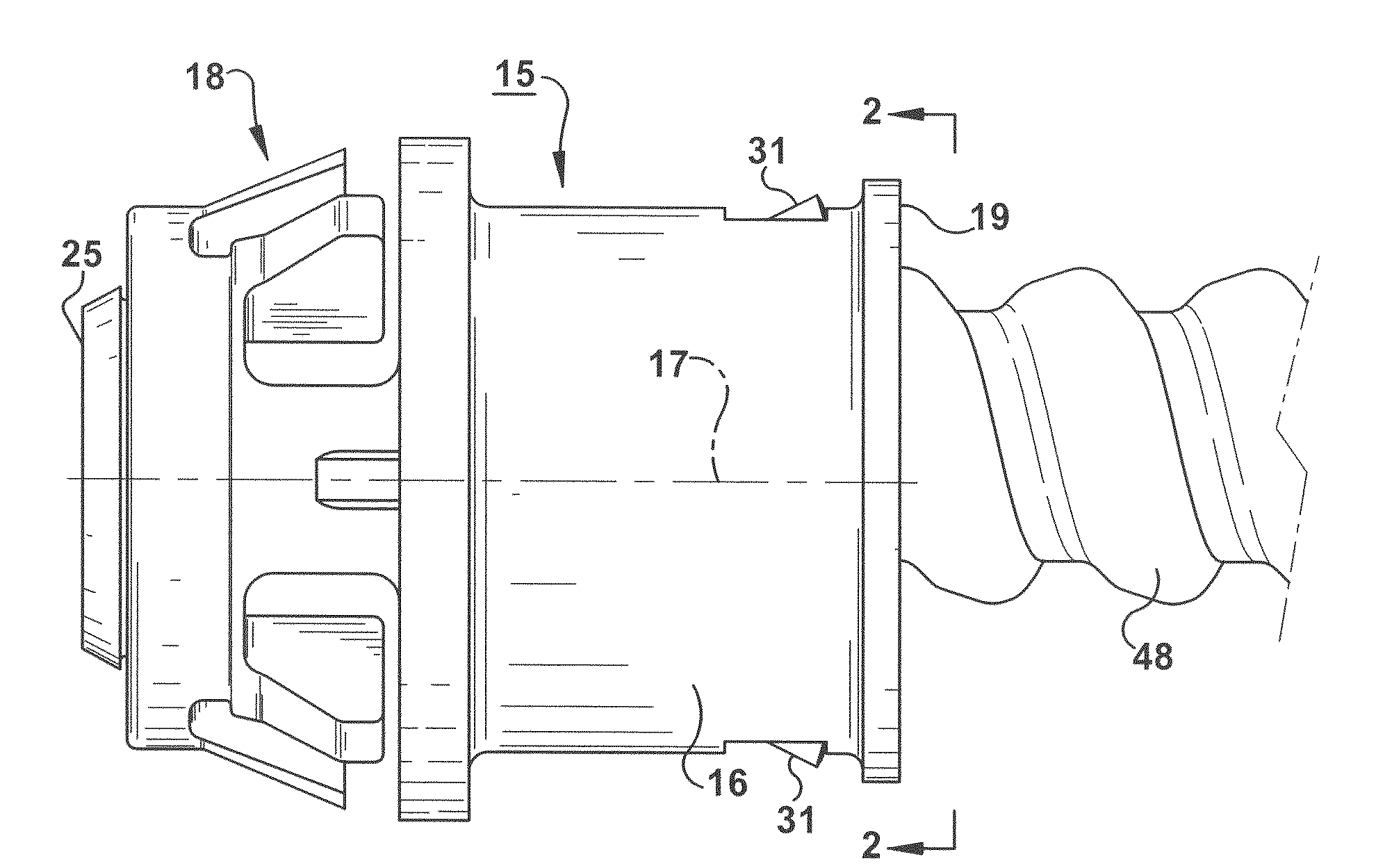 Snap-in connector for electrical junction box