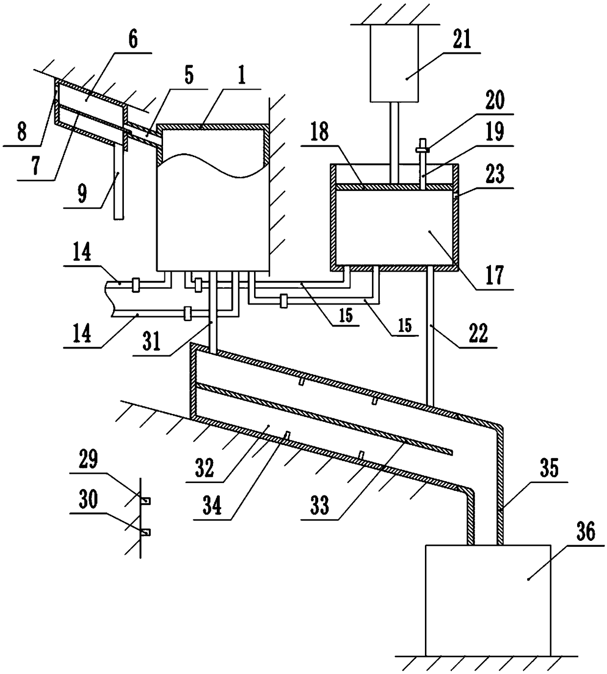 Material moistening device