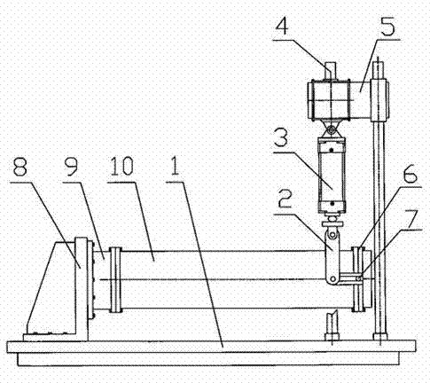 Swing testing machine for metal hose