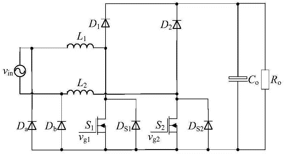 Zero-voltage transmission half bridgeless power factor correction converter