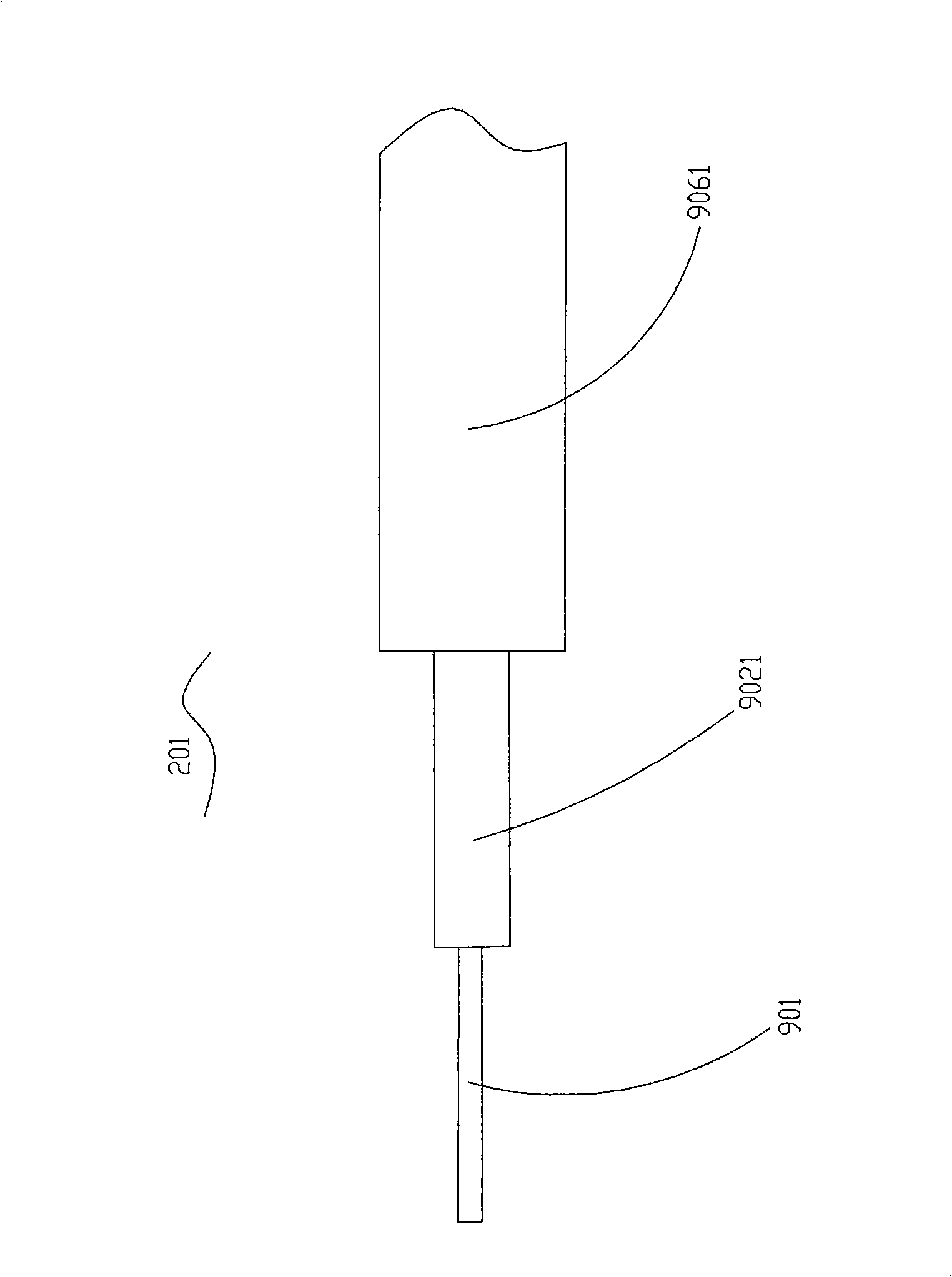 Reinforced core of composite material optical cable and optical cable using the reinforced core