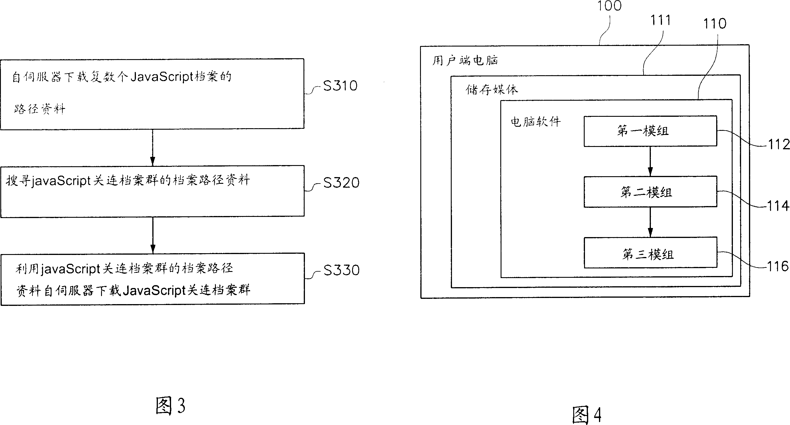 Method for downloading script language association file group and computer recording medium