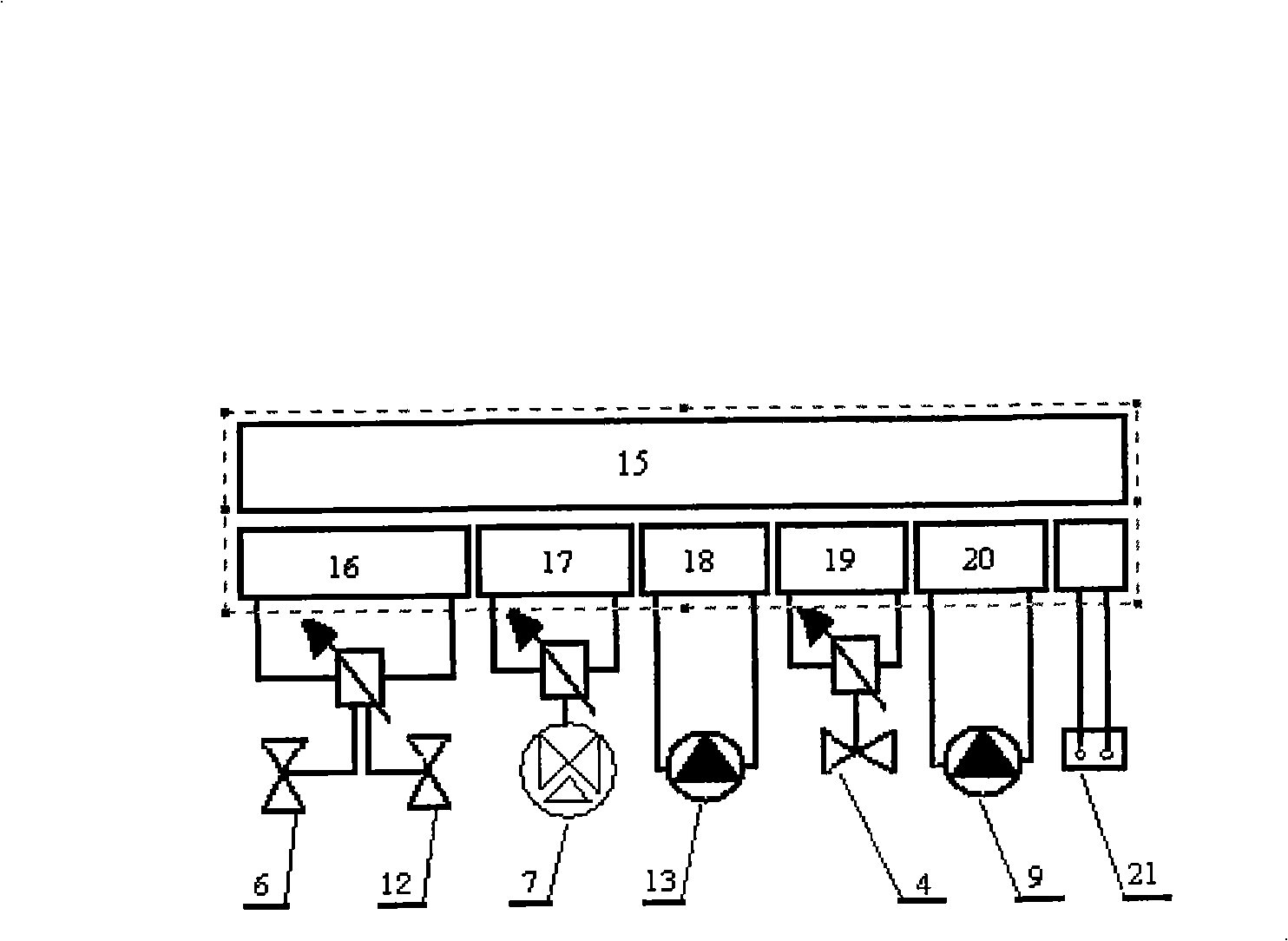 Smoking apparatus capable of implementing continuous one-time sampling of main fume gas phase object