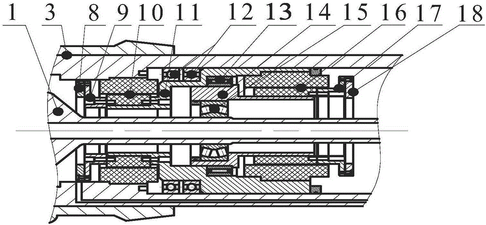 Eccentric mechanism of dynamic pointing type rotary guiding well-drilling tool