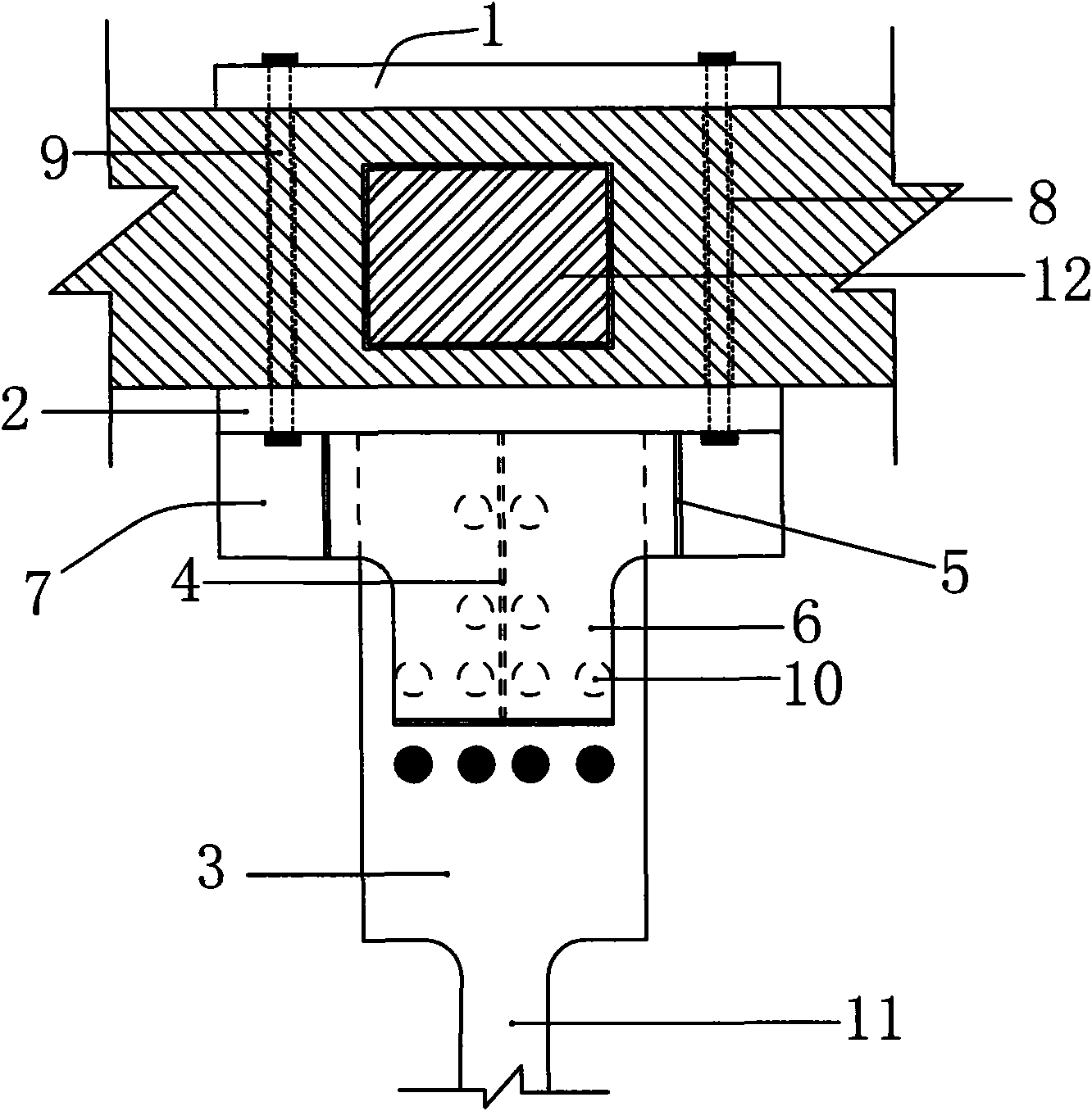 Method for consolidating tilting combination structure