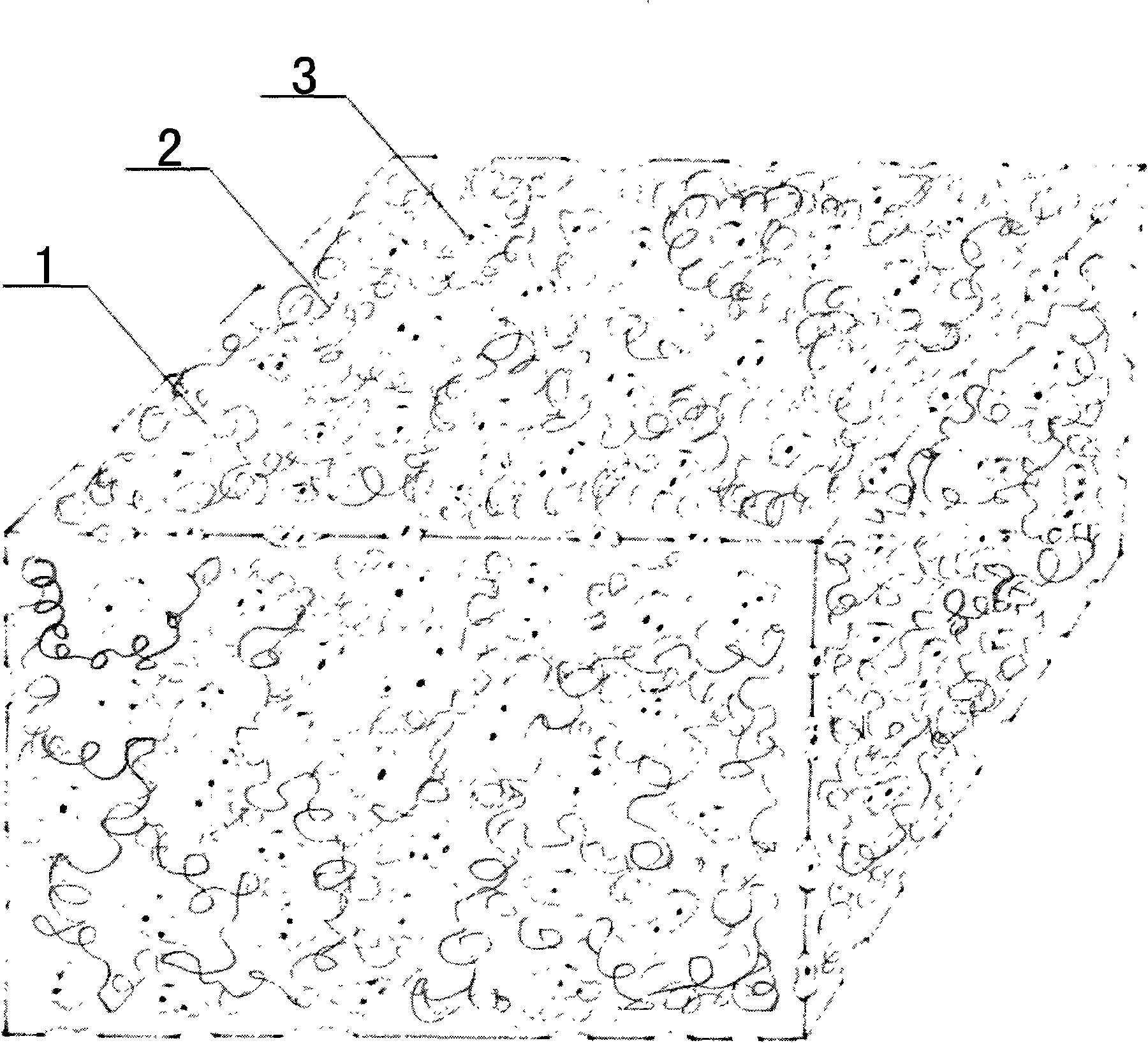 Urea formaldehyde-acrylic acid compound culture substrate and method for preparing same