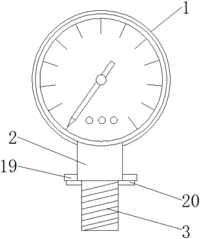 Precise nitrogen pressure gauge