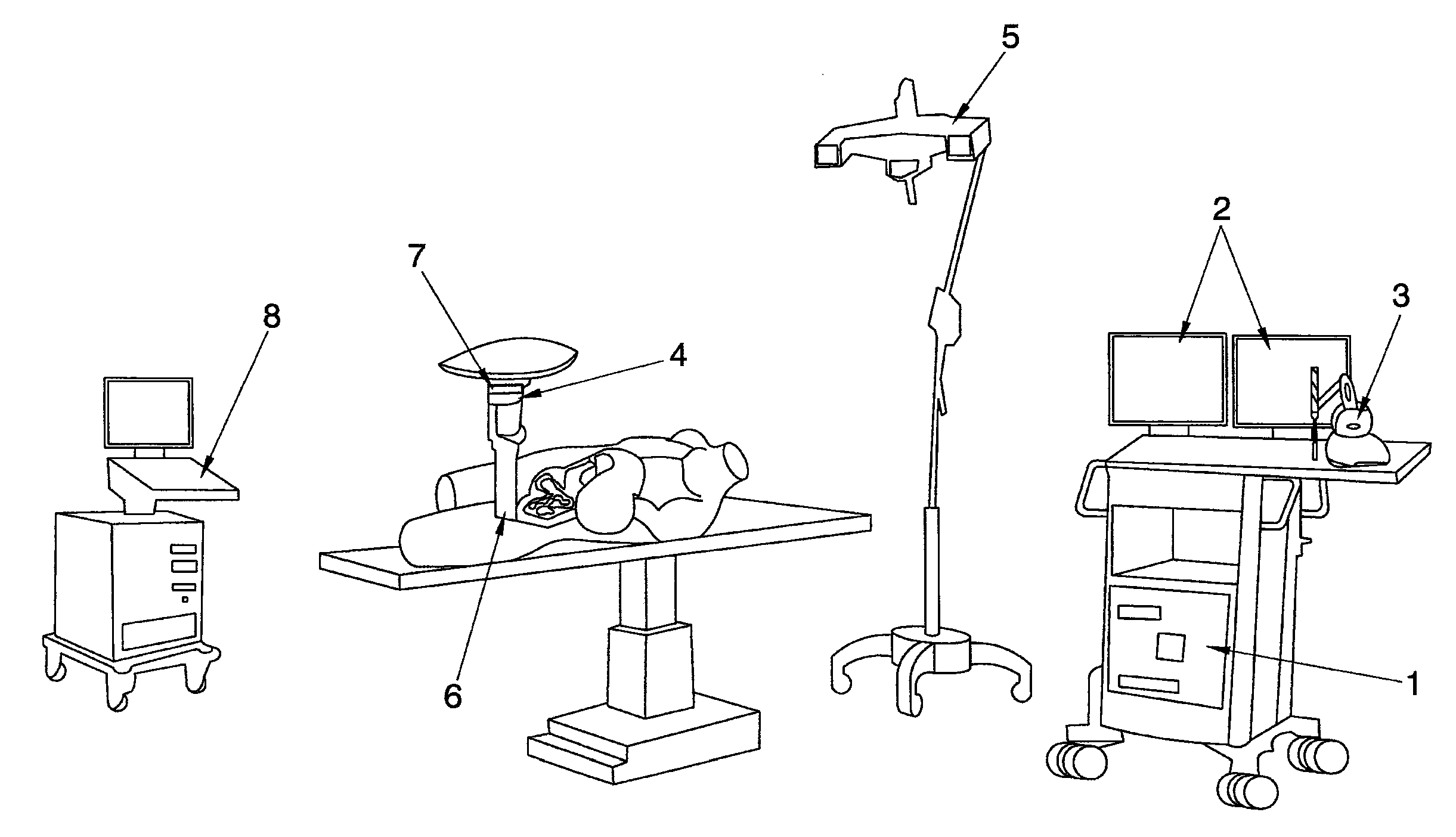 Planning system for intraoperative radiation therapy and method for carrying out said planning