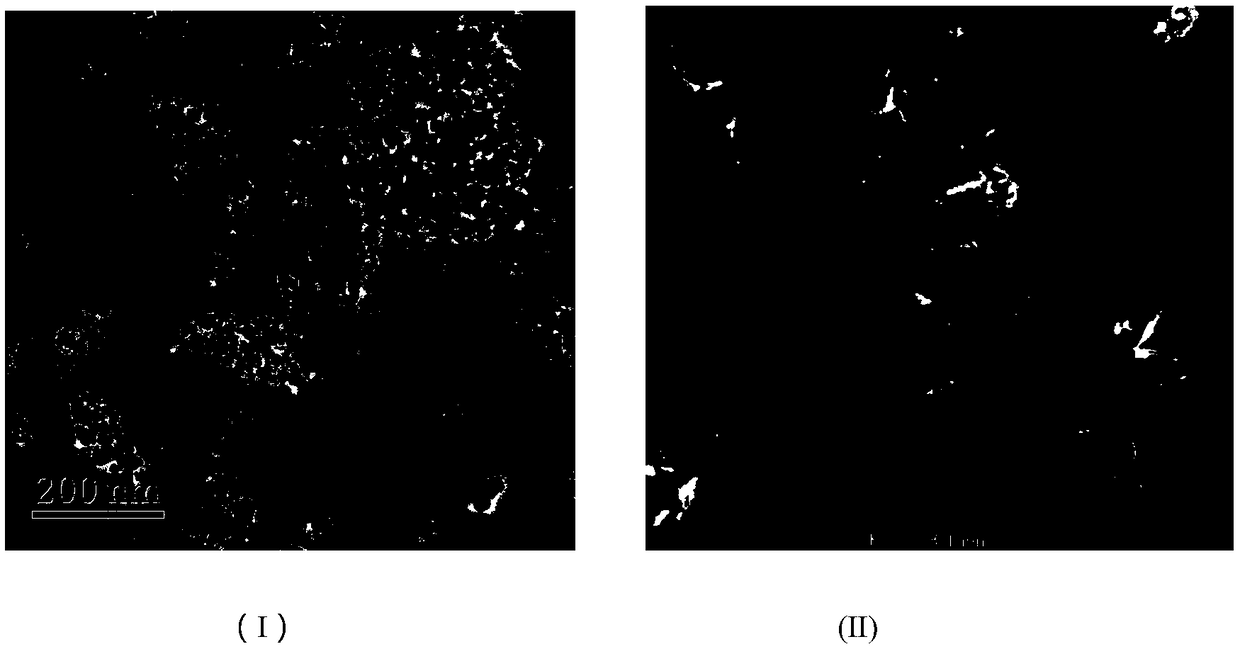 Three-dimensional graphene/Fe3O4 magnetic nanometer adsorption material