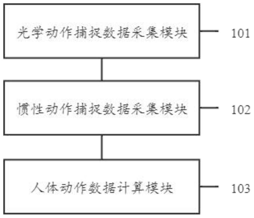 Human body action data acquisition method and device