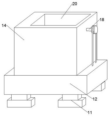 Macromolecular water-based paint grinding device