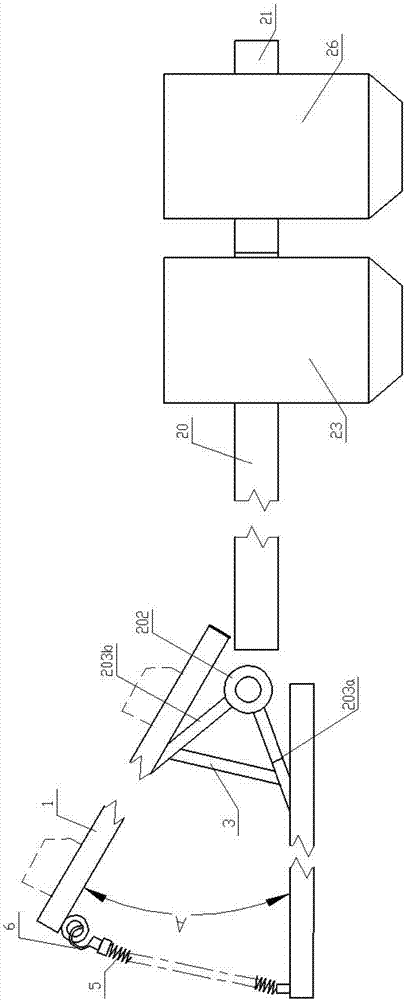 Logistics conveying separation system