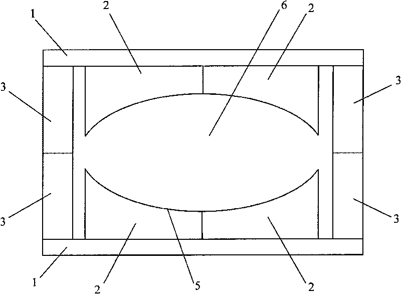 Strong-focusing straight-sided sector magnet of medium-energy rotary accelerator