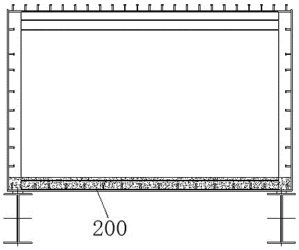 Pouring construction method of concrete beams